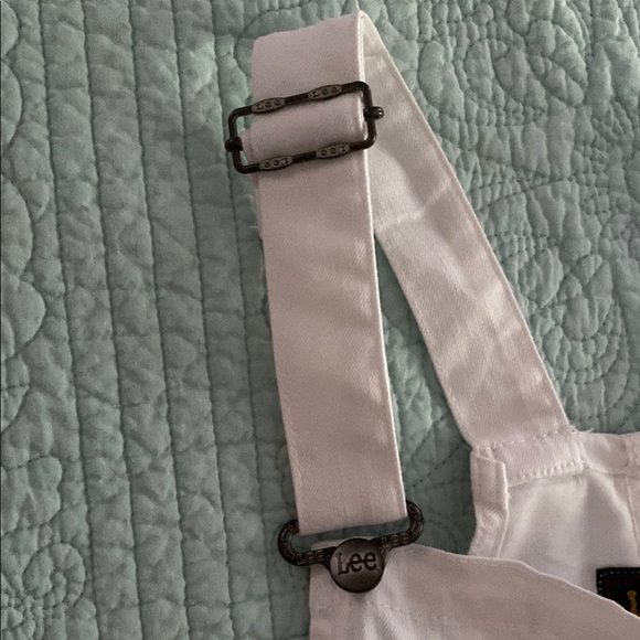 Lee Women's White Denim Overalls - Picture 3 of 6